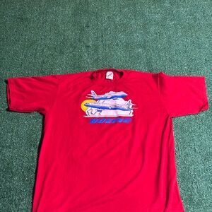 Boeing Red Graphic T-Shirt
